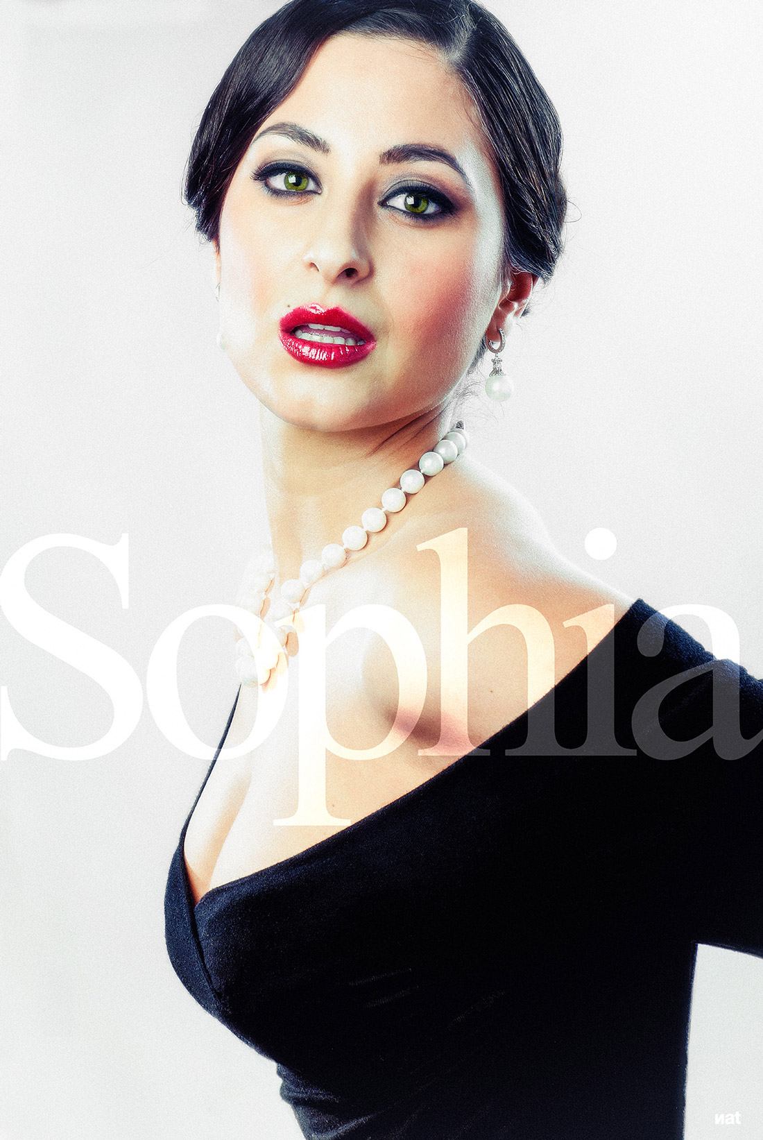 Tú serás la estrella. Retrato. Sophia Loren. Fotografía de Nat Gutiérrez