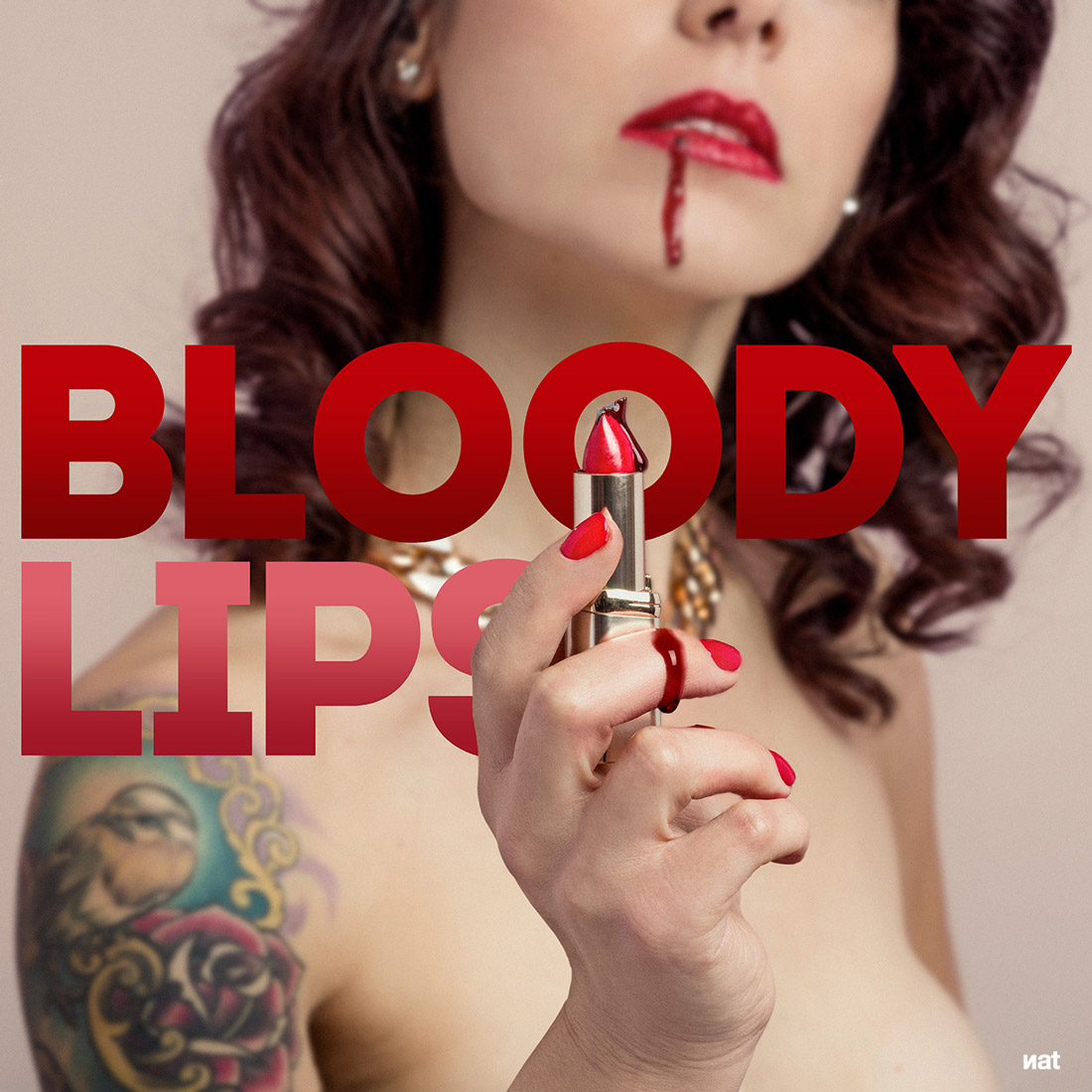 Bloody Lips. Secuencia fotográfica. Fotografías de Nat Gutiérrez