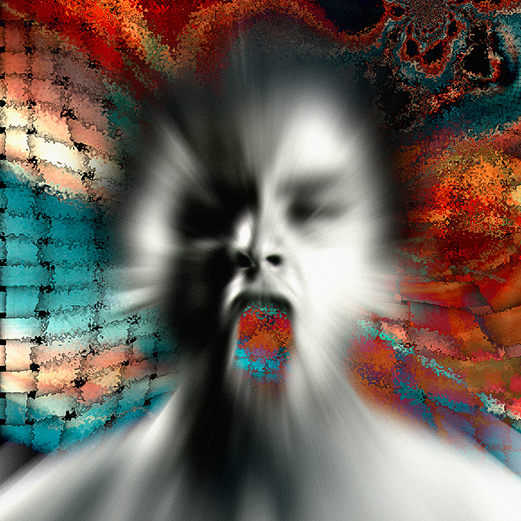 Secuencia fotográfica 'Fusión involuntaria con la materia de los sueños' 2/5. 2003.