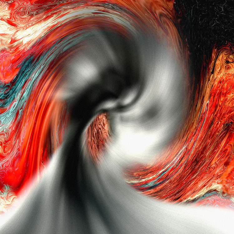 Secuencia fotográfica 'Fusión involuntaria con la materia de los sueños' 4/5. 2003.